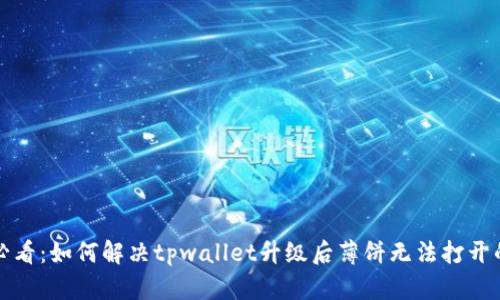 2025必看：如何解决tpwallet升级后薄饼无法打开的问题！